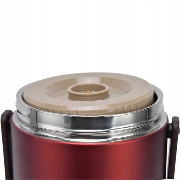 Mat Thermos, 3-lags beholder, 2,3 L, Bærbar red