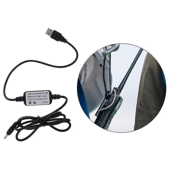 Walkie-talkie Opladerkabel USB-oplader Til Vx-5 Vx-5r Vx-6e Vx-6r Vx-7e Vx-7r