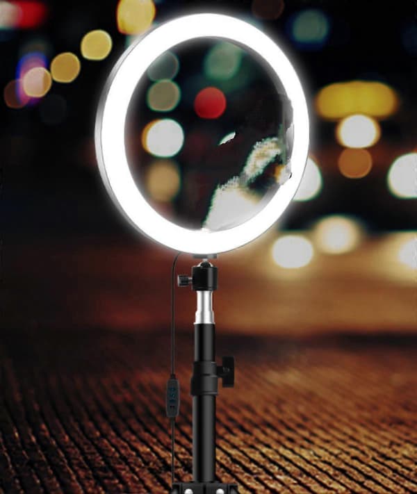 20 cm udfyldningslys ringlys supplerende lys LED-lys foldbart udfyldningslys