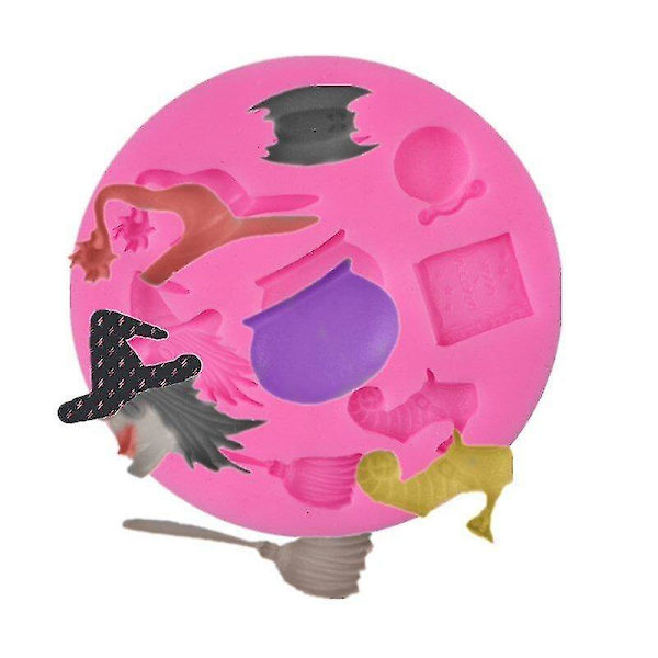 Kaksformar Halloween Häxstil Aromaterapi Gipsform 1st