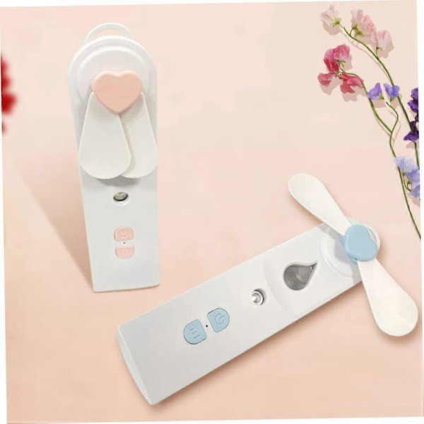Bärbar Mini USB handhållen fläkt - Blå