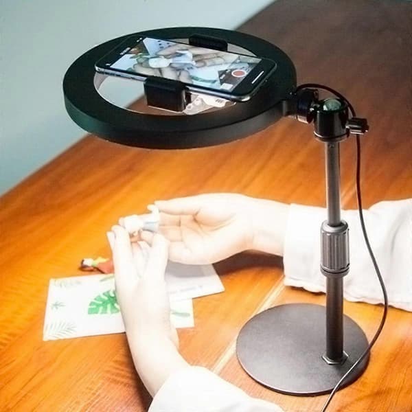 20CM Live Streaming Fyldlys Led Fotografisk Fyldlampe