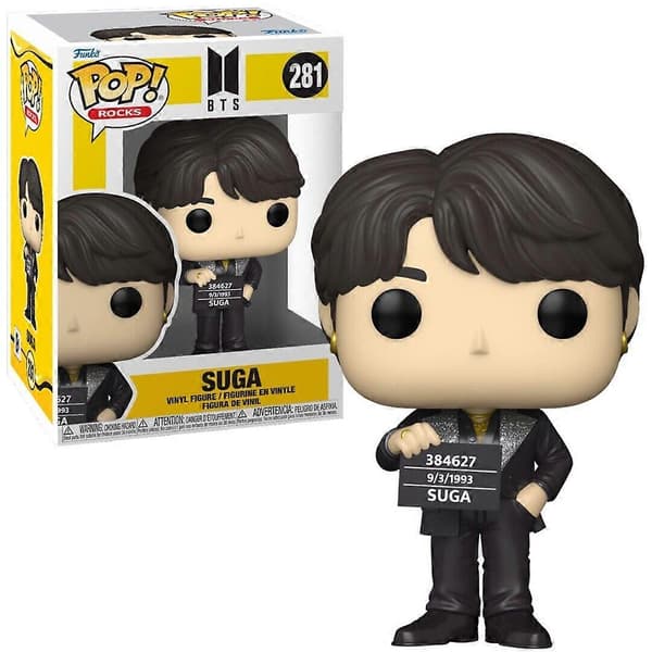 Suga (Butter) BTS Rocks Vinyylihahmo Multicolor One Size
