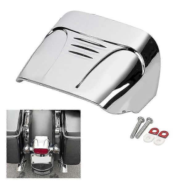 Krom Bakljus Visir Skydd för Harley Dyna Softail FXD FLHT FLST FXR FLTR 883 chrome silver
