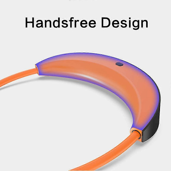 Kaulatuuletin, taitettava Hand-free henkilökohtainen tuuletin, puettava USB-ladattava tuuletin