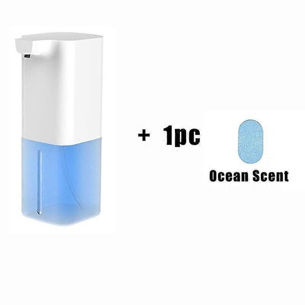 Automatiske flydende sæbedispensere Skumsæbedispenser Sensorsæbedispenser Skum USB-opladning Smart infrarød sensor Flydende sæbe blue