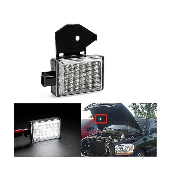 Til Ram 1500 2500 3500 Led Underhood Hjelm Courtesy Lys Med Ledningsnet 68090861aa
