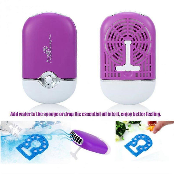 USB Mini Kannettava Tuulettimet Ladattava Sähköinen Terätön Kädessä pidettävä Ilmastointi Jäähdytysjäähdytys