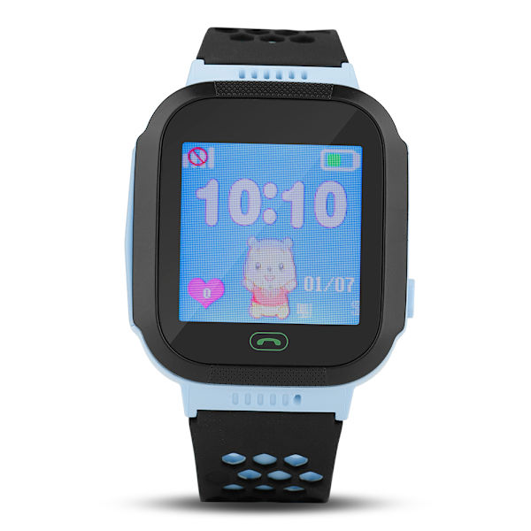 Intelligent Multifunksjonell Smart Samtale Telefon Barn Smart Armbånd Fjernovervåking Blå