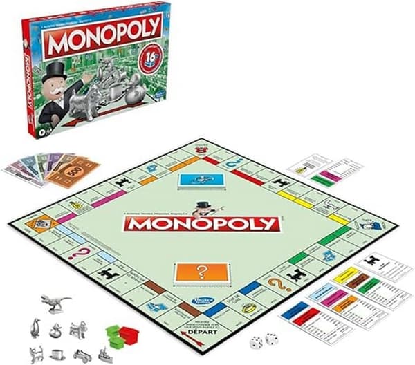 MH-Monopol, klassisk brettspill for familier og barn, for 2