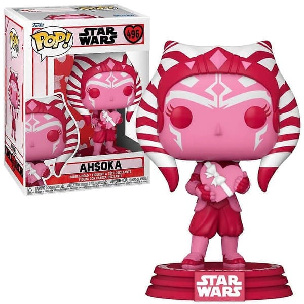 Ahsoka (Valentine) Pop! Star Wars Vinylfigur Multicolor One Size