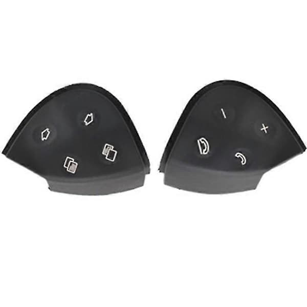 Deksel for kontrollknapp for bilrattbryter for E-klasse W211 E320 E350 E550 2003-2006 Svart