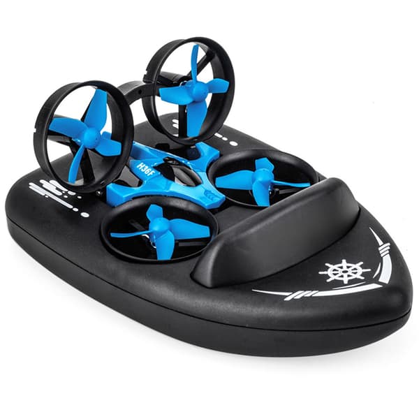 3 i 1 Mini RC Drone Bil Båd Quadcopter 360 Stunt Headless Mode Børnelegetøj Gaver