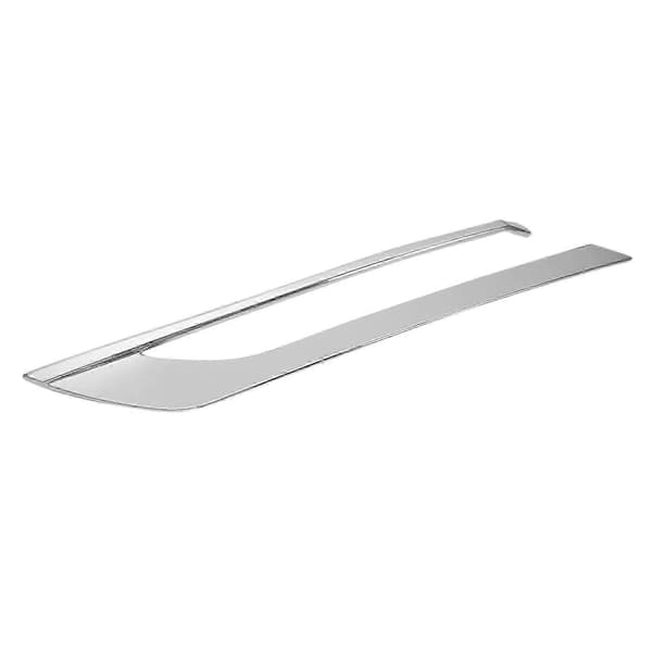 Bil ABS Krom Front Tåkelys Øyenbryn Dekorasjon Deksel Trim Stripe for S90 V90 2017-19 Eksteriør Acc Silver