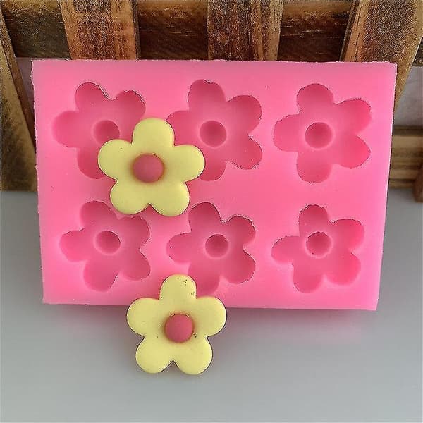 Kageforme Den Nye 5-bladede Lille Blomsterform Dråbelimsform 2 stk