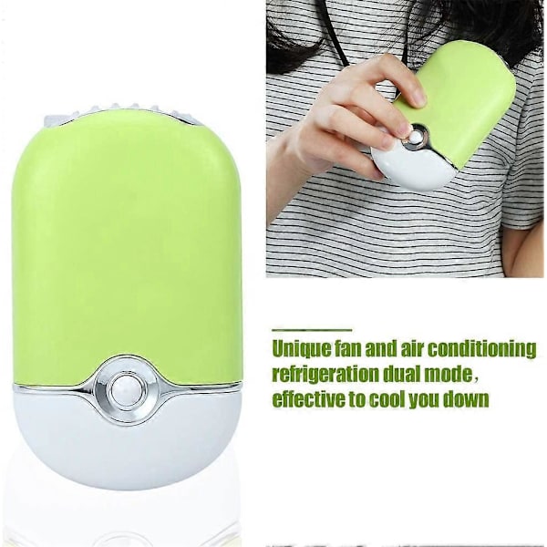 Mini Personal Handheld tuuletin, Ilmastointi Sähkötuuletin, USB Rechargeale Kannettava Jääkaappi