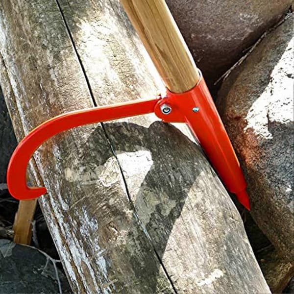 JIKAIX 1 stk. brændetrækker, solid, bred anvendelse, rustbeskyttelse, kraftigt stål, maksimal styrke til udendørs brug Red
