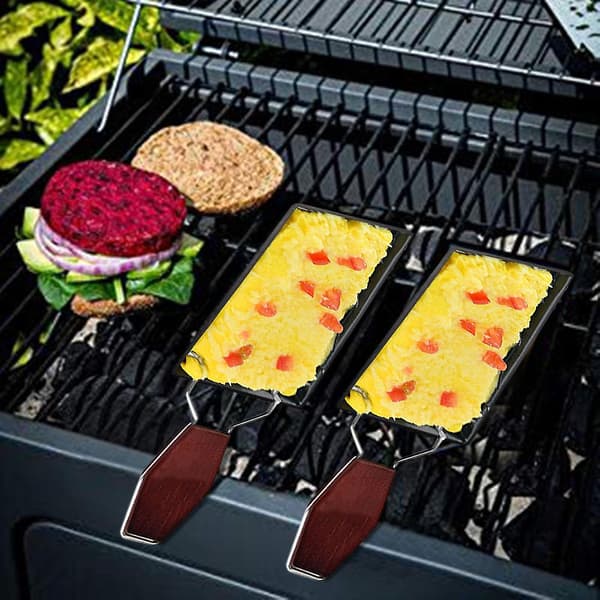 Kageforme og -forme Barbeclette Ost Non-stick Smeltepande Mini Ostbageplade til hjemmet