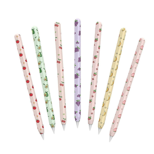 För Apple Pencil Pro / 2 AhaStyle PT65FT Silikon Pennfodral Grape