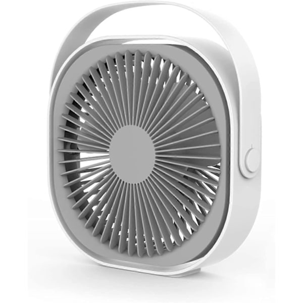 Pöytätuuletin ladattavalla paristolla toimiva 8 tuuman Camping USB -tuuletin 360 säädettävällä