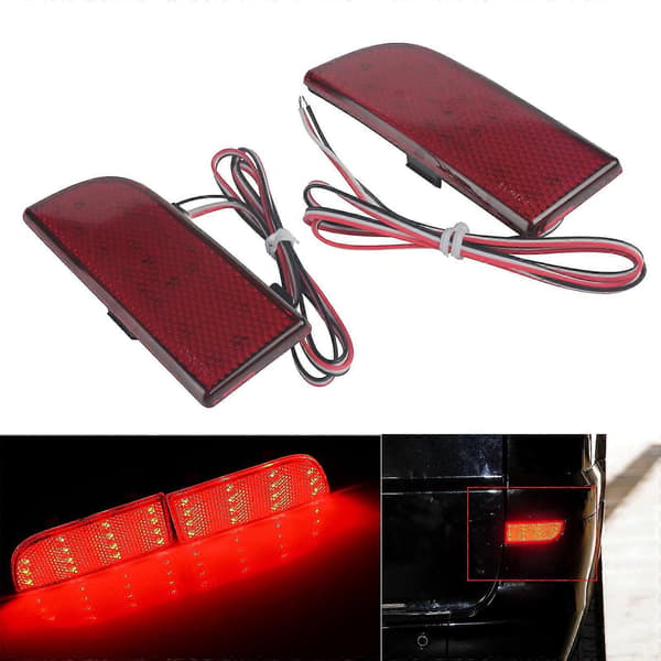 1 par bagkofangerreflektor LED stop bremselys til W639 2003-14 Red