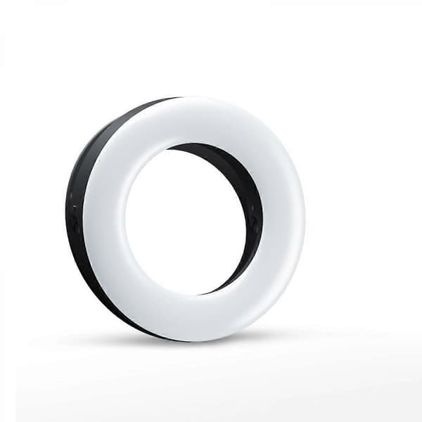 Selfie Ring Light, Clip-on Ring Light [Genopladelig] 3 Lystilstande, Dæmpbar Selfie Light til Telefon, Tablet, Laptop, Makeup, Videokonference