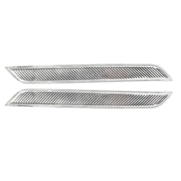 2 stk. Euro Klar Linse Front Kofanger Side Markør Reflektor Til E71 X6 E70 X5m 2008-2014 Erstat Sidema