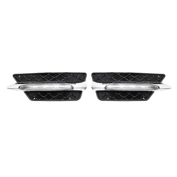 Drl Frontfanger Grill List Led Tåkelys Kjørelys Tåkelykt For W204 C-klasse 20