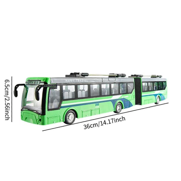 Fjernkontroll Buss Lastebil Modell for Aldre 3 4 5 6 År Gamle Barn Gutter Jenter Green