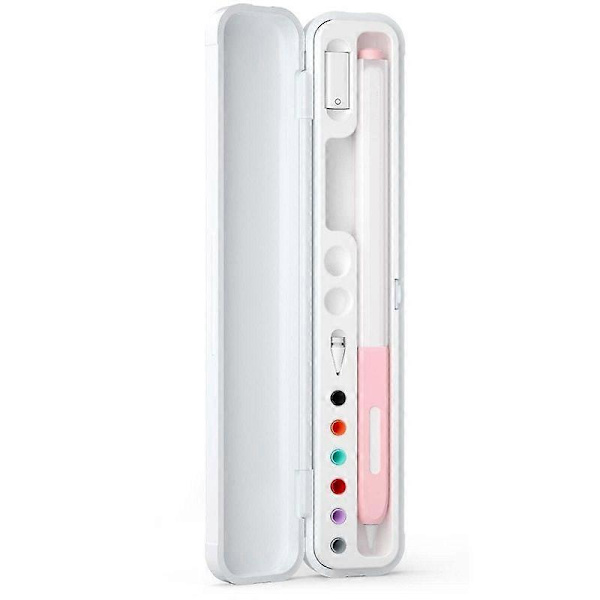 Apple Pencil 1/2 kapasitiivisen kynän adapterin säilytyslaatikko Crescent White