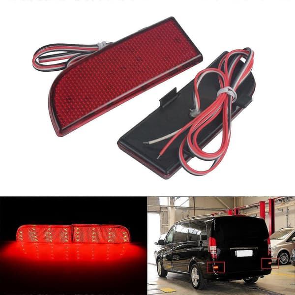 1 par bagkofangerreflektor LED stop bremselys til W639 2003-14 Red