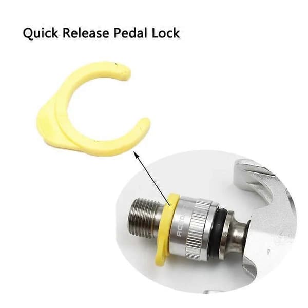 Cykkelpedal Quick Release Lås beskyttelsesspænde til Brompton foldecykel MKS pedaler 10 pieces