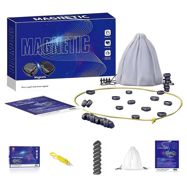 Magnetisk - Roligt brädspel med magnetiska stenar
