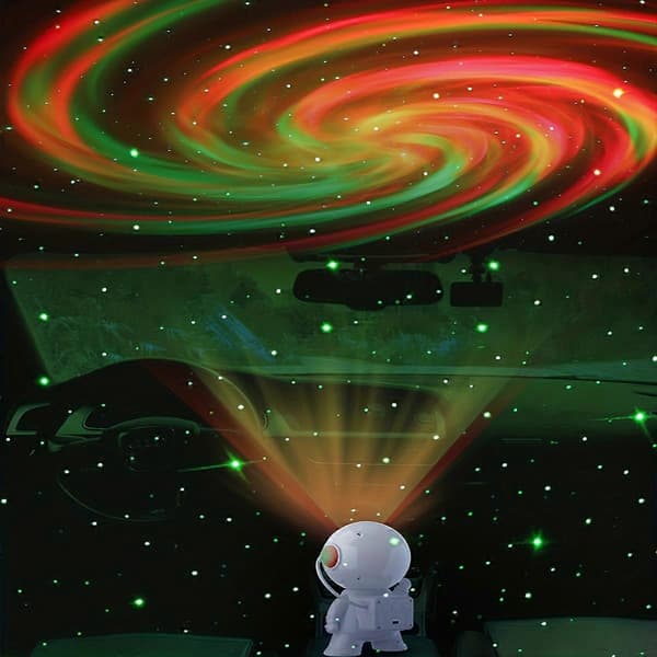 Astronaut stjernehimmel projeksjonslampe stjerneatmosfære nattlys astronaut laser nebula lampe projeksjon