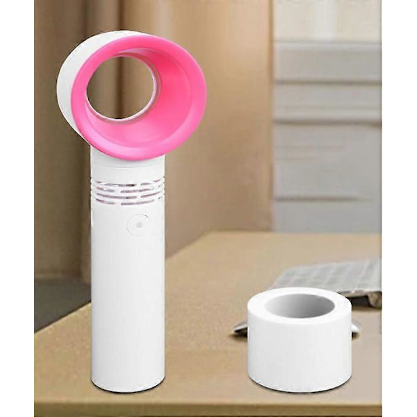 Vihreä käsituuletin, terätön tuuletin Neljännen sukupolven kannettava USB-ladattava mini-käsituuletin jäähdytystuuletin
