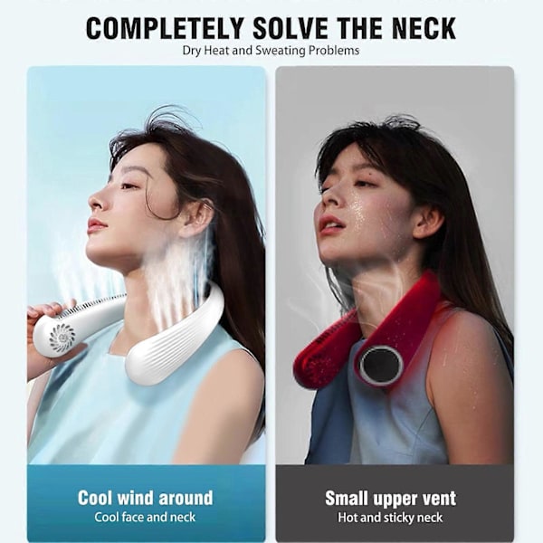 Kannettava Bladeless Personal USB Neck (PINK)