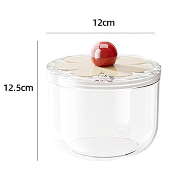 Matbeholder Nøtter Beholder for Kaffebønner Mel Oppbevaring Tørr Mat Clear 900ml