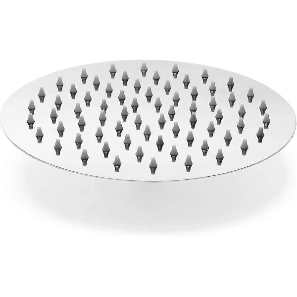 Rundt brusehoved 20 cm hoved regnfald regnbruser brusehoved rustfrit stål