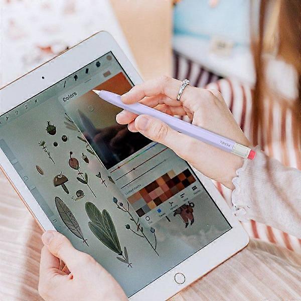 För Apple Pencil 1 AhaStyle PT180-1 Stylus Skyddsfodral För Apple Pencil 1 Yellow