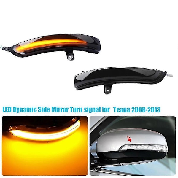 Dynamisk LED blinklys til bakspejl til Teana J32 2008 - 2013
