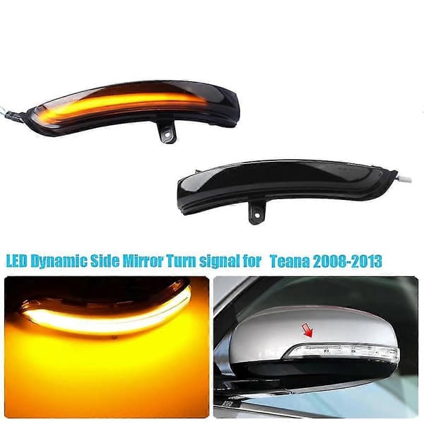 For Teana J32 2008 - 2013 Bil Dynamisk Led Blinklys Sidespeil Lys Blinklys