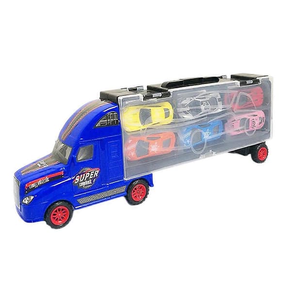 Transportabel Container Lastbil Transport Bilholder 12 Legering Støbt Modelbiler