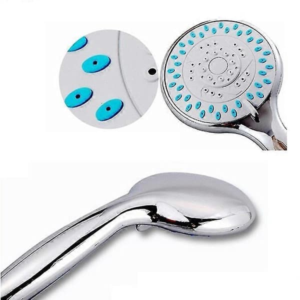 5 Lägen Spa Duschhuvud Silver Black