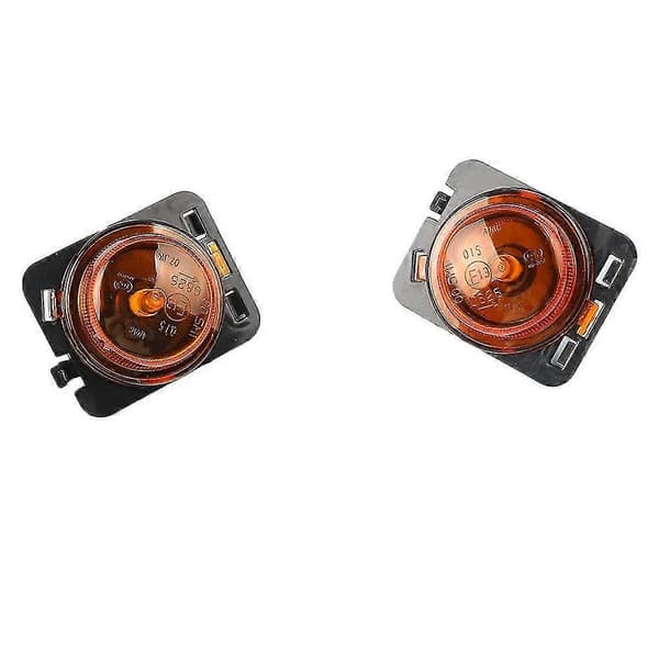 Pærer Side Frontlampe Blinklys for Wrangler-JK 2007-2015 Halogen Marker Sidelys Clearance Black