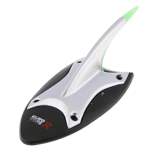 Universell dekorativ antenne for biltak med fluorescens