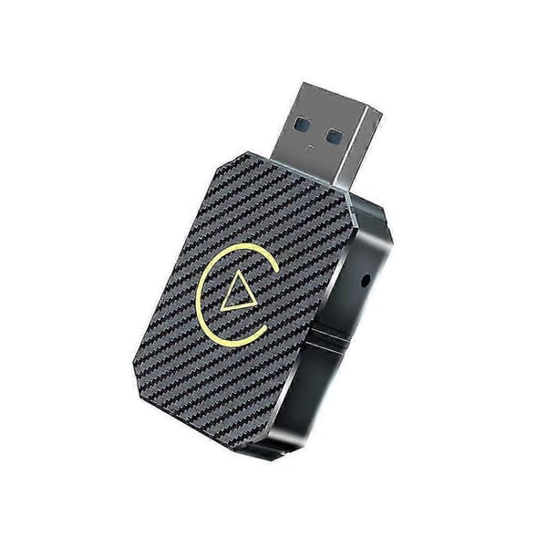 Højkvalitets ny stil 2-i-1 Trådløs CarPlay Adapter Android Auto Trådløs Adapter Smart Mini Box USB Dongle Plug and Play WiFi Hurtigforbindelse