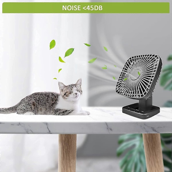 Kannettava USB-ladattava pöytätuuletin