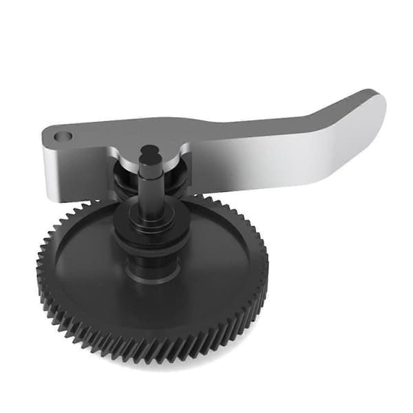 Til A1 Mini Nano Belagt Hærdet Stål Ekstruder Gear Kit 3D Printer Tilbehør SilverBlack