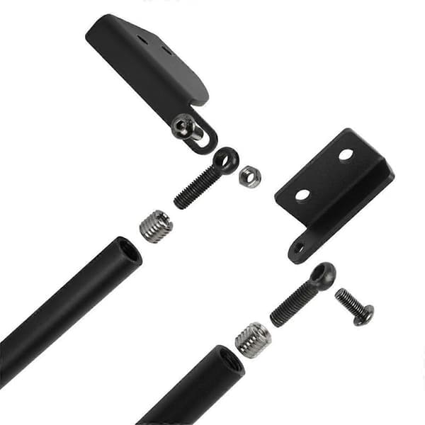 DIY Modifikationssæt til Neptune 3/3Pro/4 Trækstangssæt Fuld Metalstruktur 3D Printer Tilbehør Black