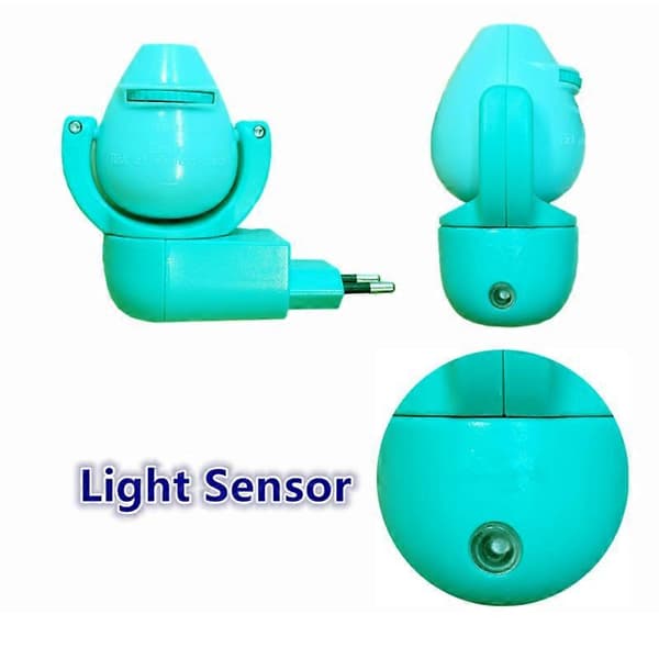 Stjerne Måne Dyreprojektor LED Projektor 6 Bilder Sensor EU Plugg Nattlys Lampe For Barn Barnerom Pink